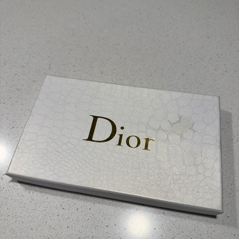 Dior White and Gold Face Mask